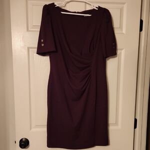Elegant Purple Women's Dress